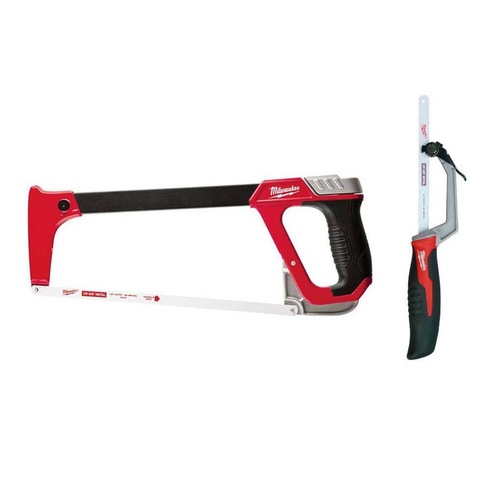 12 In. Hack Saw with Rubber Handle with 10 In. Hack Saw - Malachi Wallace boutique