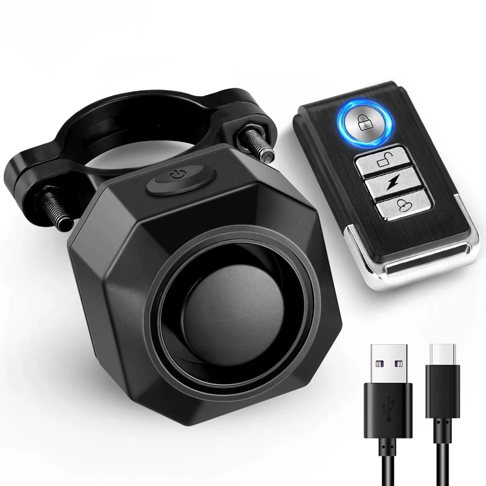 Ultimate Bike Guard™ – Wireless Vibration Alarm with Remote & USB Charging - Malachi Wallace boutique