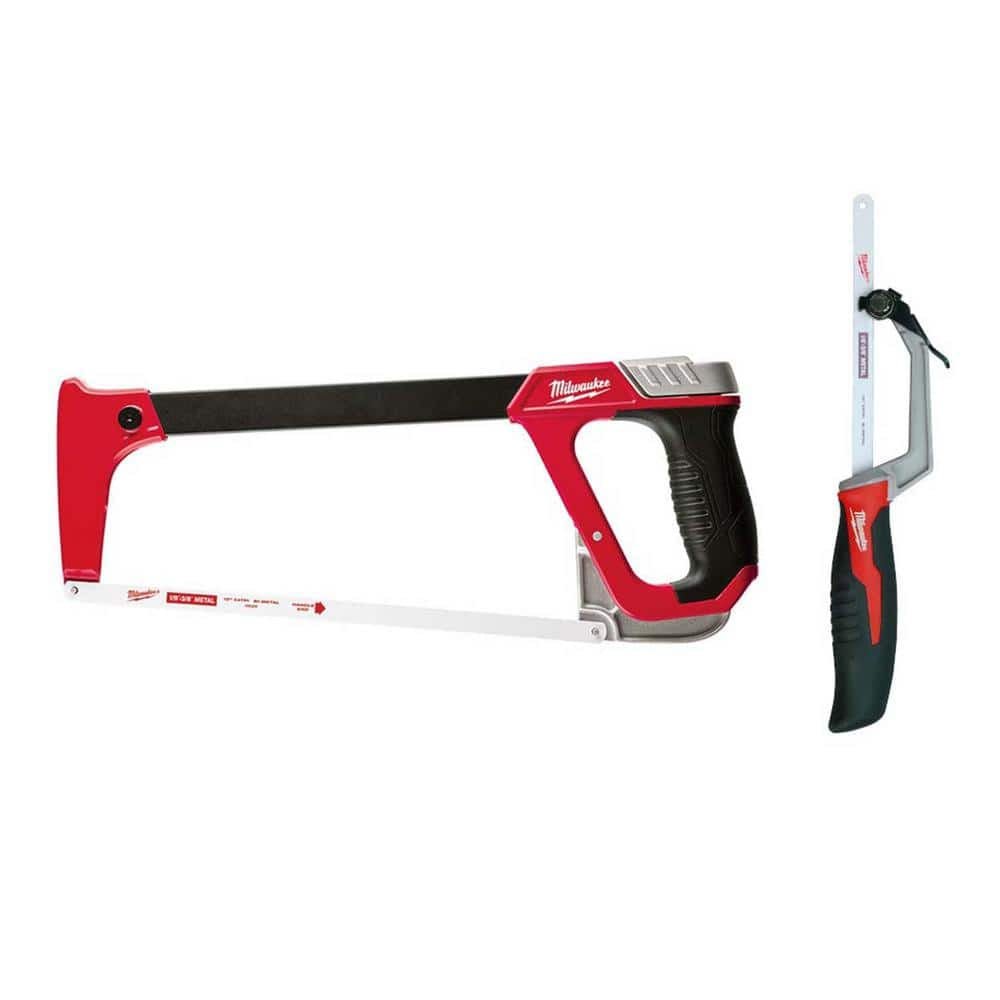 12 In. Hack Saw with Rubber Handle with 10 In. Hack Saw - Malachi Wallace boutique