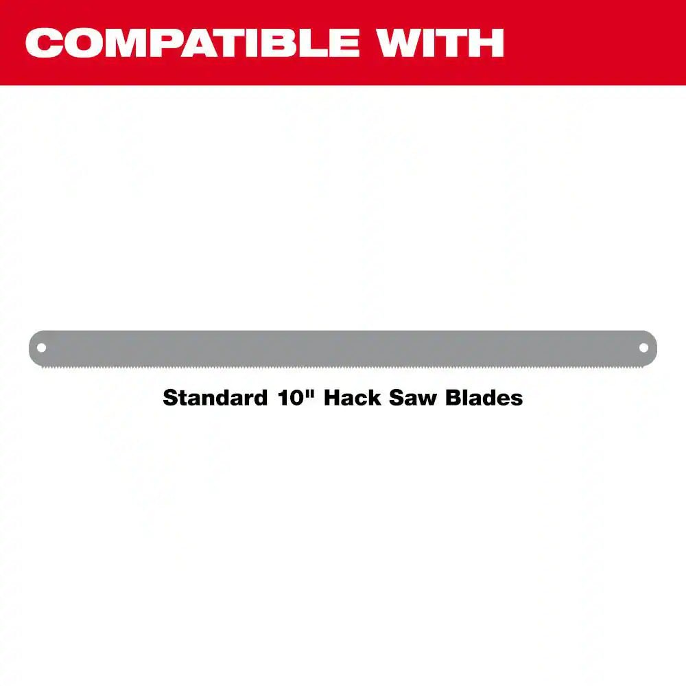 12 In. Hack Saw with Rubber Handle with 10 In. Hack Saw - Malachi Wallace boutique