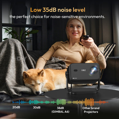4K Smart Projector 18000 Lumen LED 1080P Wifi Bluetooth UHD Home Theater US - Malachi Wallace boutique