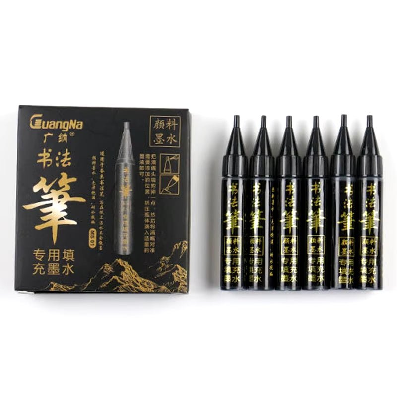 4Pcs/Set Calligraphy Pen Hand Lettering Art Pens Brush Ink Lettering Pens Markers for Writing Drawing Black Ink Pens Art Marker - Malachi Wallace boutique