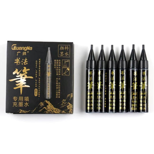 4Pcs/Set Calligraphy Pen Hand Lettering Art Pens Brush Ink Lettering Pens Markers for Writing Drawing Black Ink Pens Art Marker - Malachi Wallace boutique