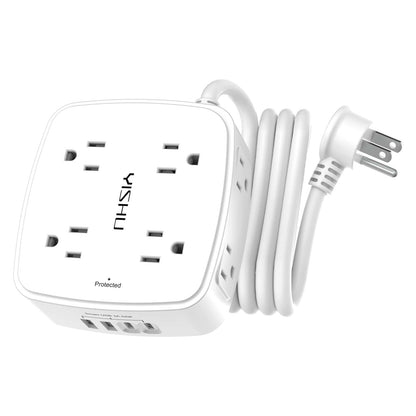 6FT Surge Protector USB Power Strip