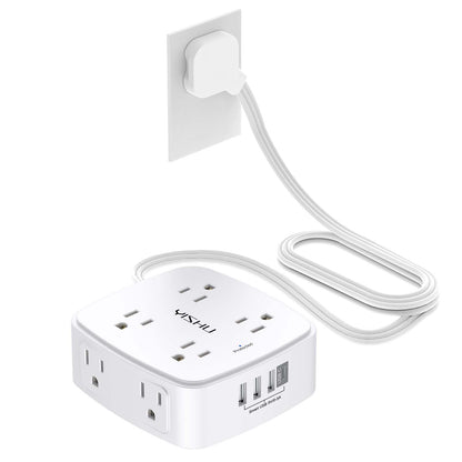 6FT Surge Protector USB Power Strip