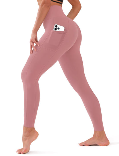 Bluemaple High Waisted Leggings for Women - Tummy Control Pants Non See Through Workout Soft Yoga Pants for Running Plus Size