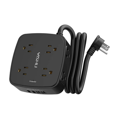6FT Surge Protector USB Power Strip