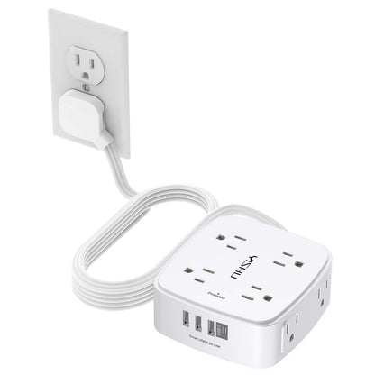 6FT Surge Protector USB Power Strip