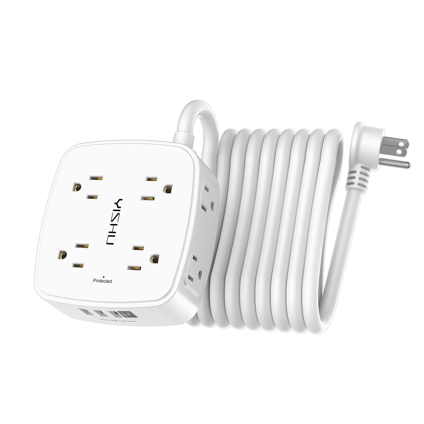 6FT Surge Protector USB Power Strip