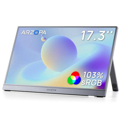 ARZOPA Kickstand Portable Gaming Monitor