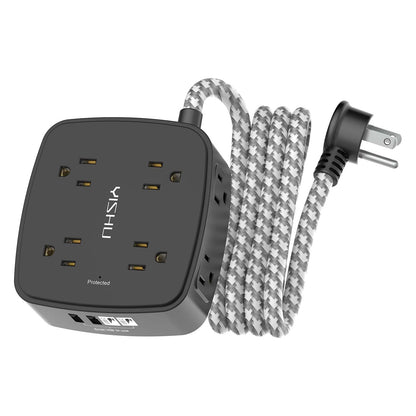 6FT Surge Protector USB Power Strip