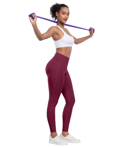 LZYVOO Leggings with Pockets for Women, 6 Packs Soft High Waisted Tummy Control Workout Yoga Pants