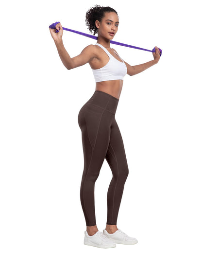 LZYVOO Leggings with Pockets for Women, 6 Packs Soft High Waisted Tummy Control Workout Yoga Pants