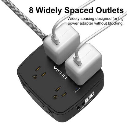 6FT Surge Protector USB Power Strip
