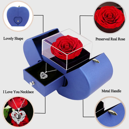 Forever Love Rose Necklace Keepsake