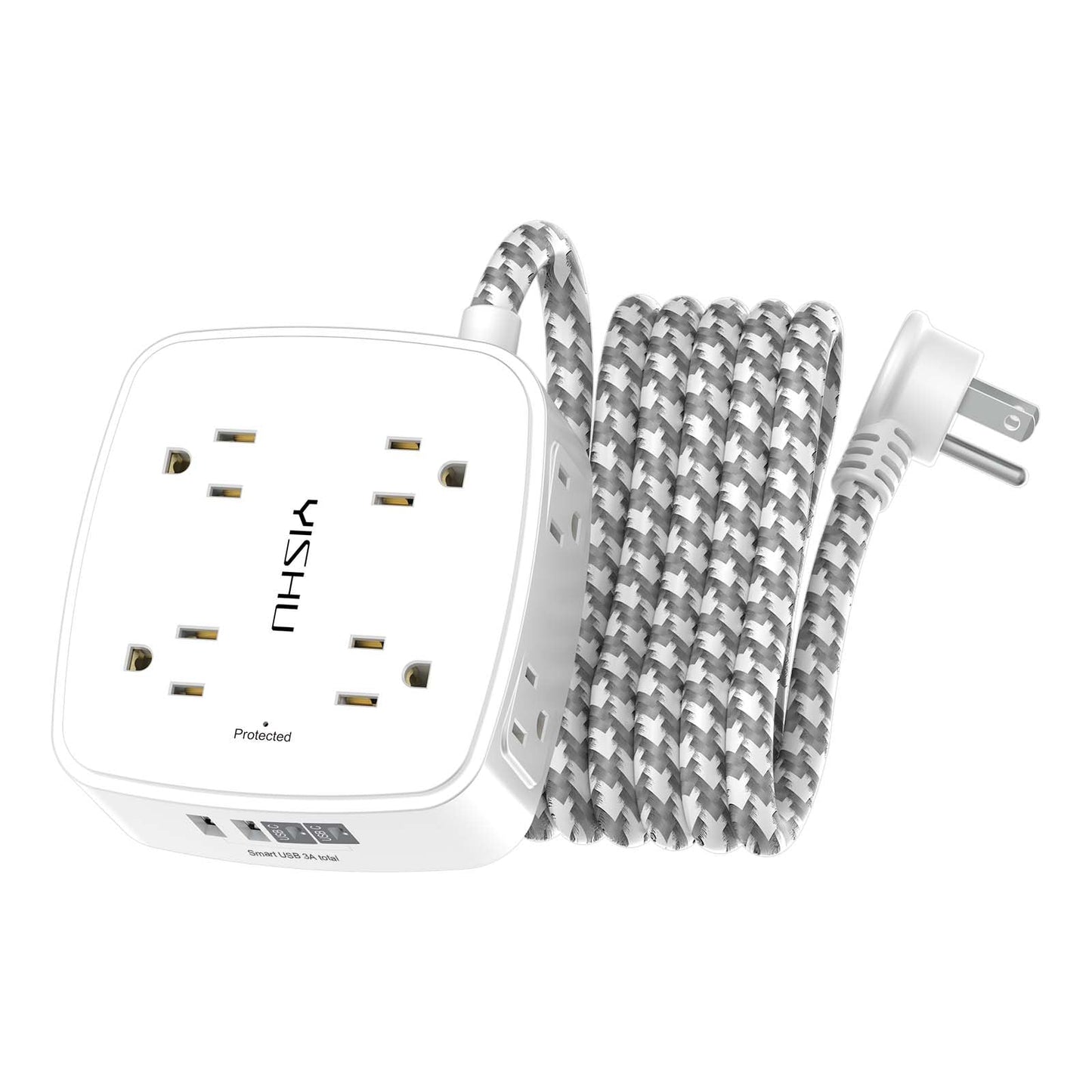 6FT Surge Protector USB Power Strip