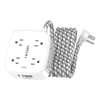 6FT Surge Protector USB Power Strip