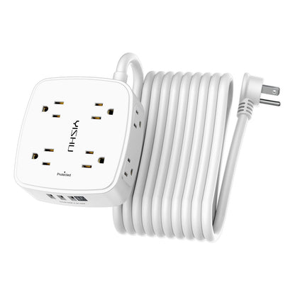 6FT Surge Protector USB Power Strip