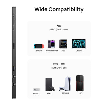ARZOPA Kickstand Portable Gaming Monitor