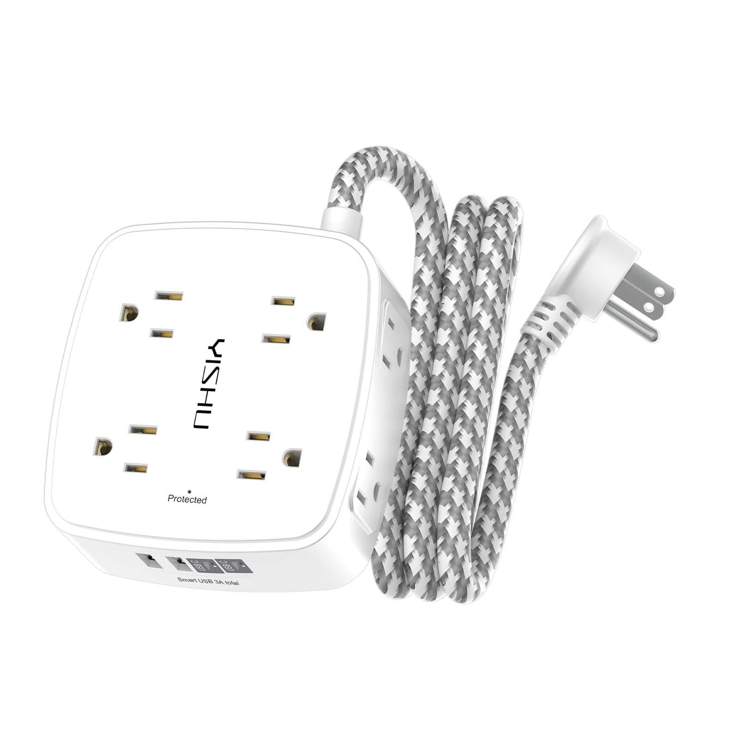 6FT Surge Protector USB Power Strip