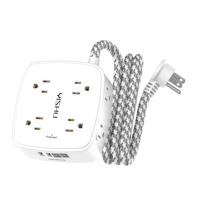 6FT Surge Protector USB Power Strip
