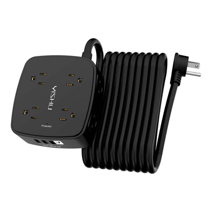 6FT Surge Protector USB Power Strip