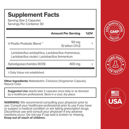 O Positiv URO Vaginal Probiotics Support