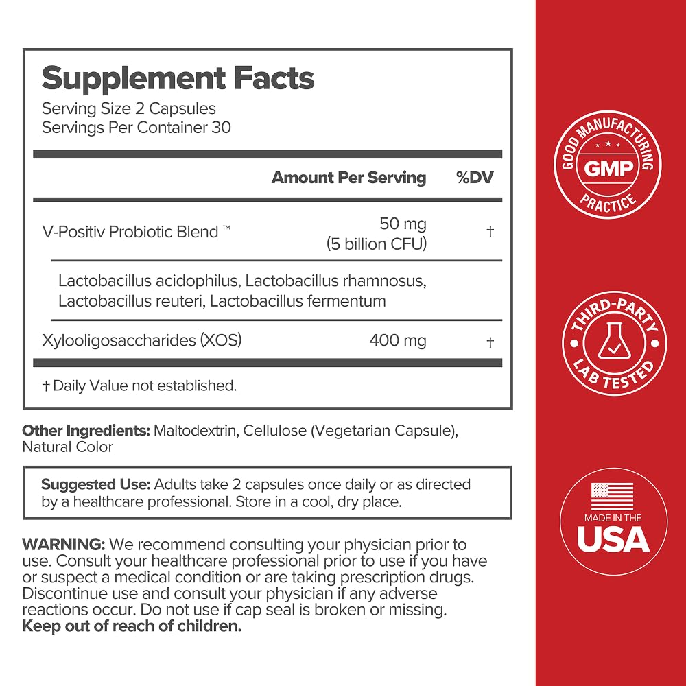 O Positiv URO Vaginal Probiotics Support