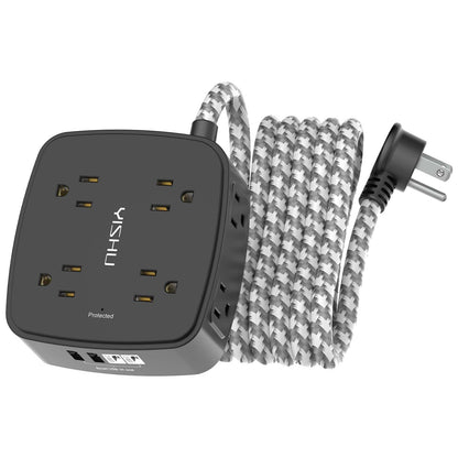 6FT Surge Protector USB Power Strip