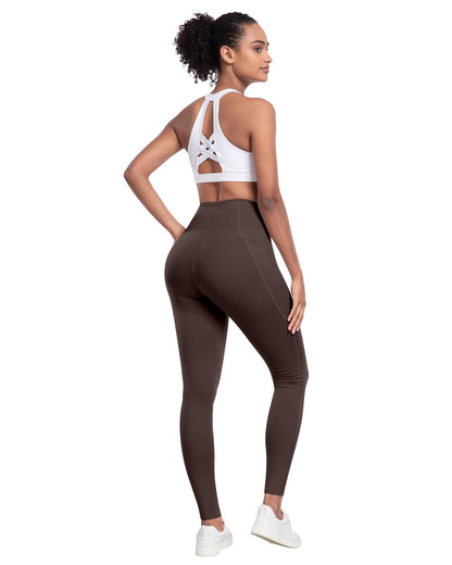 LZYVOO Leggings with Pockets for Women, 6 Packs Soft High Waisted Tummy Control Workout Yoga Pants