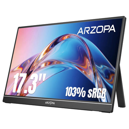 ARZOPA Kickstand Portable Gaming Monitor