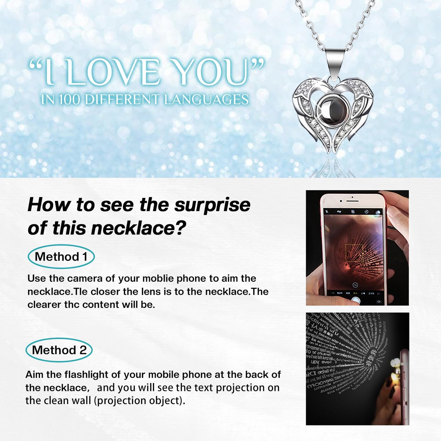 Forever Love Rose Necklace Keepsake