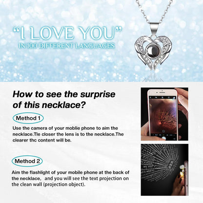 Forever Love Rose Necklace Keepsake