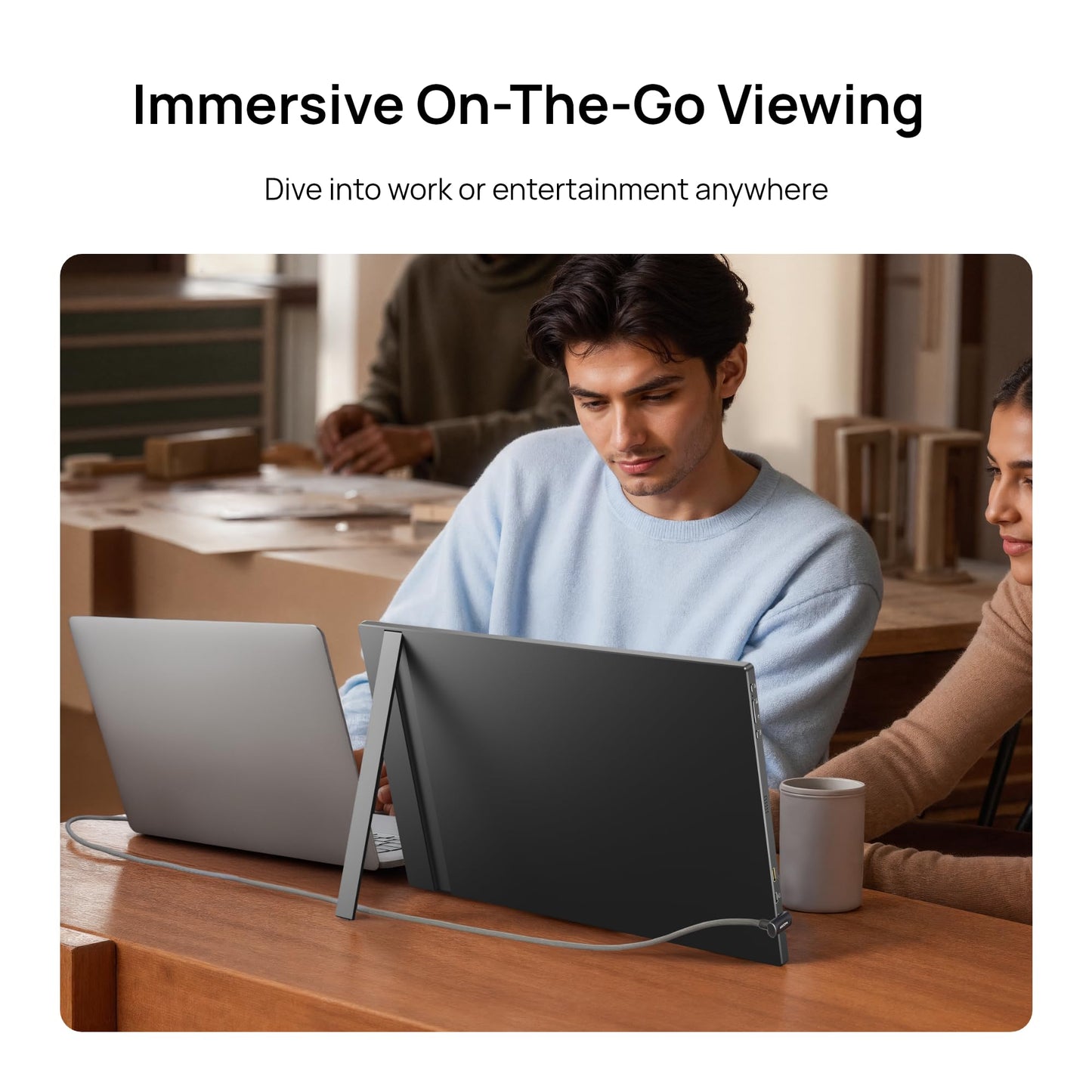 ARZOPA Kickstand Portable Gaming Monitor