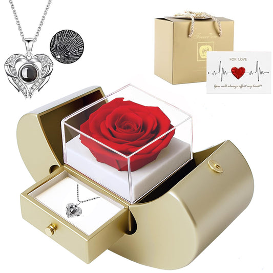 Forever Love Rose Necklace Keepsake