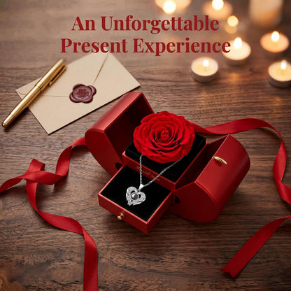 Forever Love Rose Necklace Keepsake