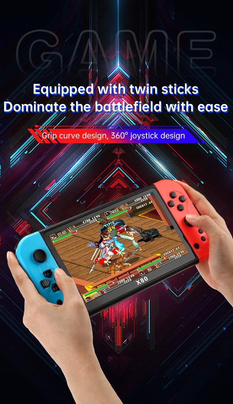 X80 Retro Handheld Gaming Console 16GB