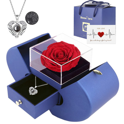 Forever Love Rose Necklace Keepsake