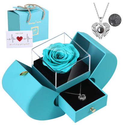 Forever Love Rose Necklace Keepsake