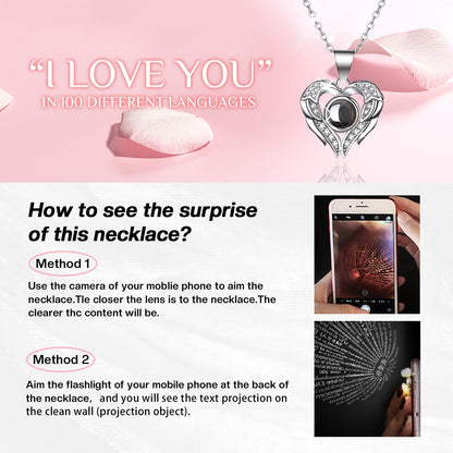 Forever Love Rose Necklace Keepsake