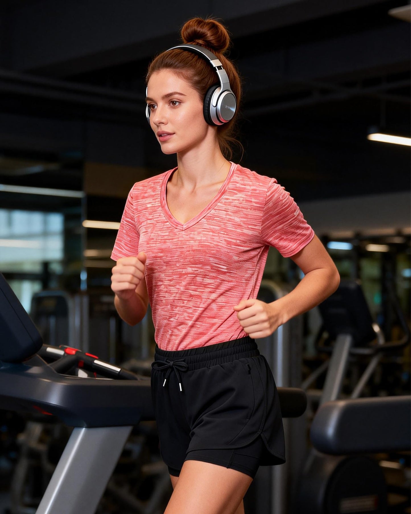 CE' CERDR 5/7 Pack Workout Shirts for Women, Moisture Wicking Quick Dry Active Athletic Women's Gym Performance T Shirts