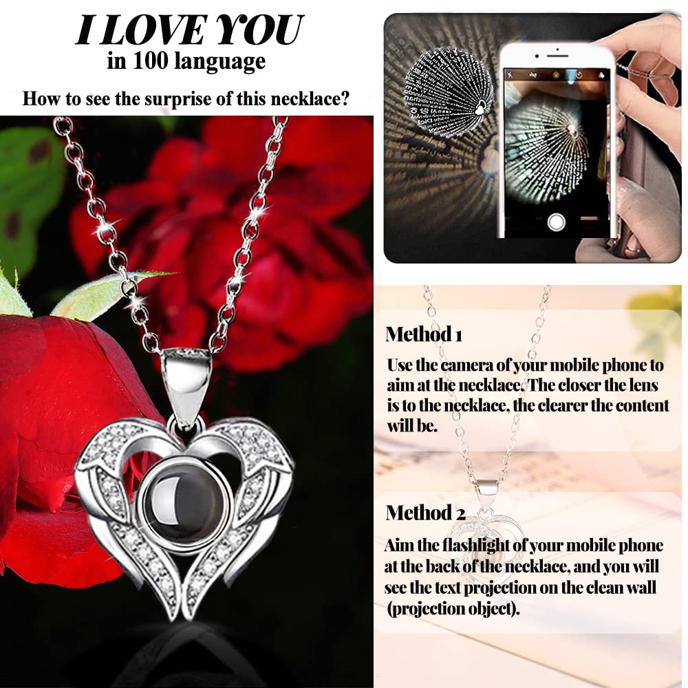 Forever Love Rose Necklace Keepsake