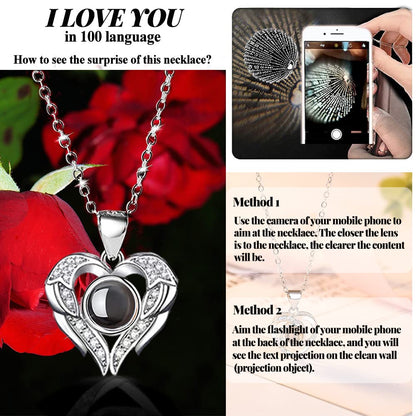 Forever Love Rose Necklace Keepsake