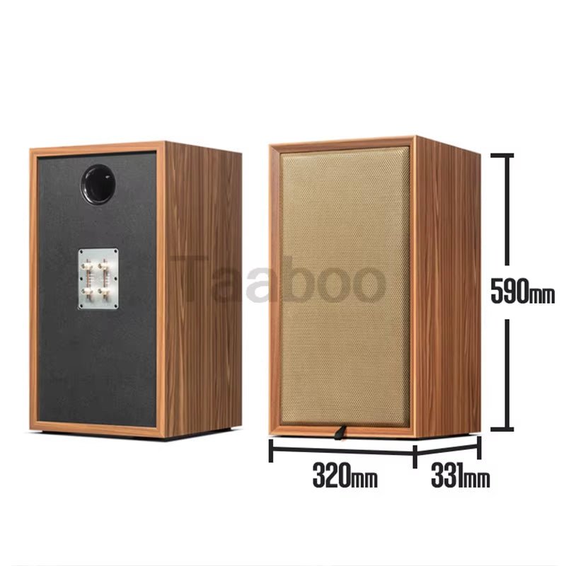 8 Inch Three-Way Labyrinth Speaker Empty Box Bookshelf Speaker Home Speaker DIY Hifi Audio Wooden Handmade Box Passive Speaker - Malachi Wallace boutique