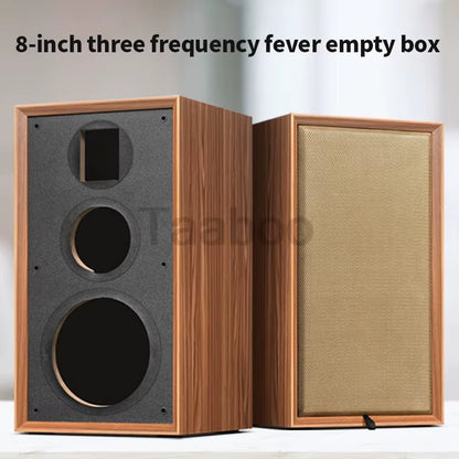 8 Inch Three-Way Labyrinth Speaker Empty Box Bookshelf Speaker Home Speaker DIY Hifi Audio Wooden Handmade Box Passive Speaker - Malachi Wallace boutique