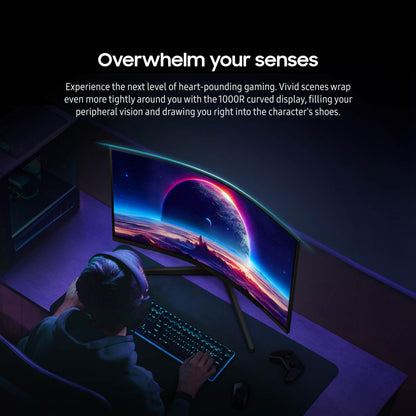 Samsung Odyssey G55C QHD Curved Gaming Monitor