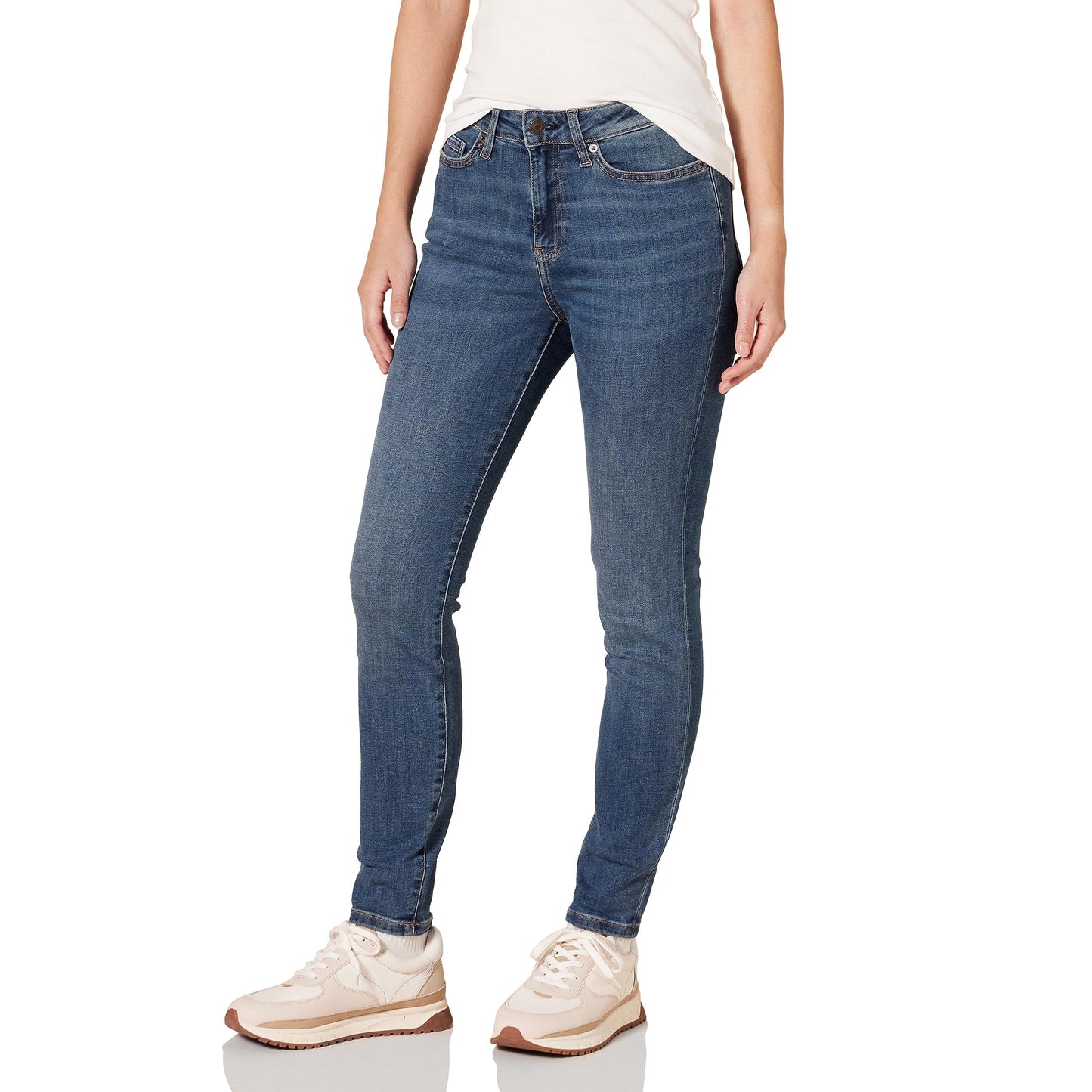 Amazon Essentials Women's High-Rise Skinny Jeans with Stretch, 5-Pocket Styling, 3 Inseam Lengths - Discontinued Colors