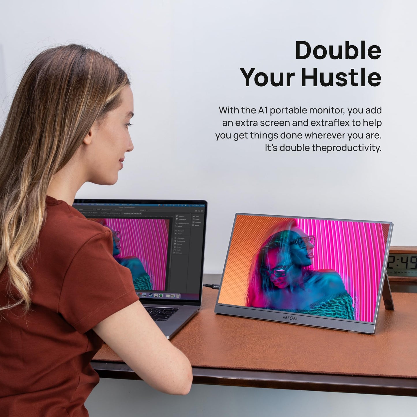 ARZOPA Kickstand Portable Gaming Monitor