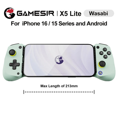 GameSir X5 Lite Mobile Gaming Controller Phone Gamepads for iPhone 16 15 Series IOS iPad Mini Y700 Android Tablet Controle