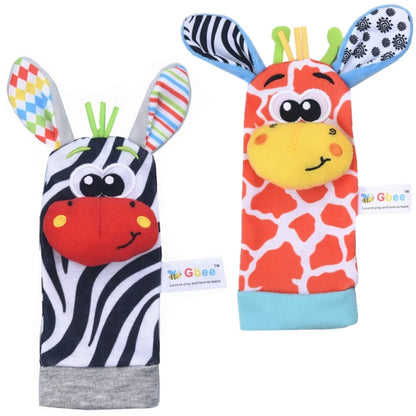 Baby Toys Baby Rattle Toys 0 12 Months Stuffed Animal Socks Wrist Strap Rattle Newborn Foot Sock Bug Wrist Strap Baby Socks